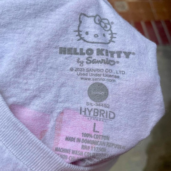 White Hello Kitty short sleeved cotton tshirt - Picture 4 of 4